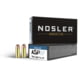 Nosler ASP 9mm 124 Grain Jacketed Hollow Point Brass Cased Cased Pistol Ammo, 50 Rounds, 51054