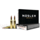 Nosler Math Grade .22 Nosler 77 Grain Custom Competition Brass Cased Centerfire Rifle Ammo, 20 Rounds, 60016