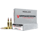 Nosler Varmageddon .243 Winchester 55 Grain Flat Base Tipped Brass Cased Centerfire Rifle Ammo, 20 Rounds, 65165