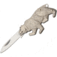 Novelty Cutlery Bear Knife Folding Knife,1.5in,Stainless Handle NV272