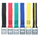 1 Color Coded Tie-Down Straps-Black-2 Ft