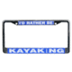 NRS Kayaking License Plate Frame, Blue 70216.01.100