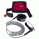 NRS Quick Release SUP Leash - Closeout, Red/Black 50008.02.100