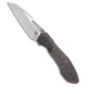 Null Knives Null Voodoo Folding Knife, 3.625in, Bohler M390 Stainless Steel, Reverse Tanto Blade, Carbon Fiber, Black/Purple Handle, Black/Purple/Gray, 8.25 inch, BHQ-204763