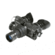 A pair of night vision goggles. 