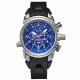 Oakley 12 Gauge Quartz Watch, Blue Dial and Black Rubber Strap w/ Honed Case 10-060