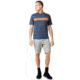 Oakley 249 Future Stripe Tee - Mens, Foggy Blue, Small, 457530-6FB-S
