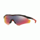 Oakley A M2 FRAME XL OO9345 Sunglasses 934503-45 - Polished Black Frame, Positive Red Iridium Lenses
