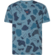 Oakley Allover SunglaShort Sleeve Tee - Mens, Camou Blu, Small, 457900-97B-S