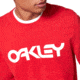 Oakley B1B Crew T-Shirt, Mens, Red Line, Extra Large, 472399-465-XL