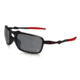 Oakley Badman Sunglasses Dark Carbon Frame, Black Iridium Polarized Lens-OO6020-07