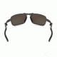 Oakley Badman Sunglasses Plasma Frame, Sapphire Iridium Polarized Lens-OO6020-04