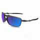 Oakley Badman Sunglasses Plasma Frame, Sapphire Iridium Polarized Lens-OO6020-04