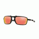 Oakley BADMAN OO6020 Single Vision Prescription Sunglasses OO6020-602003-60 - Lens Diameter 60 mm, Frame Color Dark Carbon