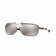 Oakley BADMAN OO6020 Single Vision Prescription Sunglasses OO6020-602005-60 - Lens Diameter 60 mm, Frame Color X Ti