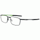 Oakley Barrelhouse Bifocal Prescription Eyeglasses, Matte Black Green Frame, OX3173-0552BI