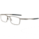 Oakley Barrelhouse Bifocal Prescription Eyeglasses, Pewter Frame, OX3173-0250BI