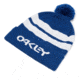 Oakley Beanie B1B Logo Striped - Mens, Dark Blue, One Size, 912019-609-U
