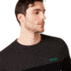 Oakley Bicolor Crew Neck Tee - Mens, Blackout, Medium, 434131-02E-M