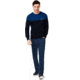 Oakley Bicolor Crew Neck Tee - Mens, Foggy Blue, Medium, 434131-6FB-M