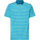 Oakley Bicolor Striped Short Sleeve Polo - Mens, Interstellar Blue, 2XL, FOA400129-6TR-XXL