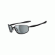 Oakley Blender Sunglasses, Polished Black Frame, Grey Lens, Polarized OO4059-03