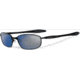 Oakley Blender Sunglasses, Ice Iridium Polarized Lens, Polished Black Frame OO4059-12