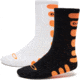 Oakley Bold Striped Socks 2 Pcs - Mens, Blackout, Medium, FOS900105-02E-M