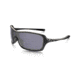 Oakley Break Up Womens Sunglasses, Metallic Black Frame, Grey Lens OO9202-01