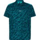 Oakley Broken Glass Polo - Mens, Green Glass Print, Medium, FOA400131-94D-M