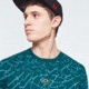 Oakley Broken Glass Short Sleeve Tee - Mens, Green Glass Print, Extra Large, FOA400048-94D-XL