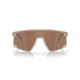 Oakley BXTR Patrick Mahomes II Collection Sunglasses, Matte Desert Tan, PRIZM Tungsten, PRIZM Tungsten, OO9280-0839
