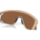 Oakley BXTR Patrick Mahomes II Collection Sunglasses, Matte Desert Tan, PRIZM Tungsten, PRIZM Tungsten, OO9280-0839