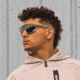 Oakley BXTR Patrick Mahomes II Collection Sunglasses, Matte Desert Tan, PRIZM Tungsten, PRIZM Tungsten, OO9280-0839