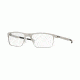 Oakley CARTRIDGE OX5137 Prescription Eyeglasses 513703-52 - Satin Chrome Frame, Clear Lenses