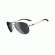 Oakley Caveat Sunglasses, Polished Chrome Frame, Grey Lens OO4054-02