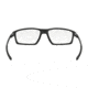 Oakley CHAMBER OX8138 Eyeglass Frames 813801-55 - Satin Black Frame, Clear Lenses