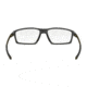 Oakley CHAMBER OX8138 Eyeglass Frames 813802-55 - Satin Pavement Frame, Clear Lenses