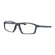 Oakley CHAMBER OX8138 Eyeglass Frames 813805-53 - Universe Blue Frame, Clear Lenses