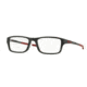 Oakley CHAMFER A OX8045 Bifocal Prescription Eyeglasses 804503-55 - Satin Pavement Frame, Clear Lenses