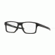 Oakley CHAMFER SQUARED OX8143 Eyeglass Frames 814301-52 - Satin Black Frame, Clear Lenses