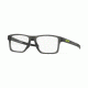 Oakley CHAMFER SQUARED OX8143 Eyeglass Frames 814302-52 - Satin Grey Smoke Frame, Clear Lenses