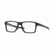 Oakley CHAMFER SQUARED OX8143 Eyeglass Frames 814303-52 - Polished Black Frame, Clear Lenses