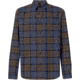 Oakley Checked Woven Long Sleeve Shirt 1 - Mens, Blue Hthr -Olive Check, 2XL, FOA400535-9DA-XXL