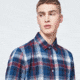 Oakley Checked Woven Long Sleeve Shirt 3 - Mens, Blue-Burgundy-White Check, Large, FOA400538-9DC-L