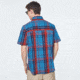 Oakley Checked Woven Short Sleeve Shirt - Mens, Orange Check, Extra Small, FOA400030-97E-XS