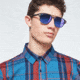 Oakley Checked Woven Short Sleeve Shirt - Mens, Orange Check, Extra Small, FOA400030-97E-XS