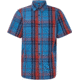 Oakley Checked Woven Short Sleeve Shirt - Mens, Orange Check, Extra Small, FOA400030-97E-XS