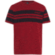 Oakley Classic Stripe Wide Ss - Mens, Iron Red, Large, 457344-80U-L