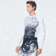 Oakley Color Block Long Sleeve Rashguard T-Shirt - Mens, White Marble Print, Small, FOA400099-96L-S